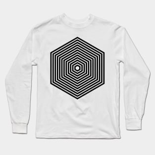 Retro Hex Long Sleeve T-Shirt